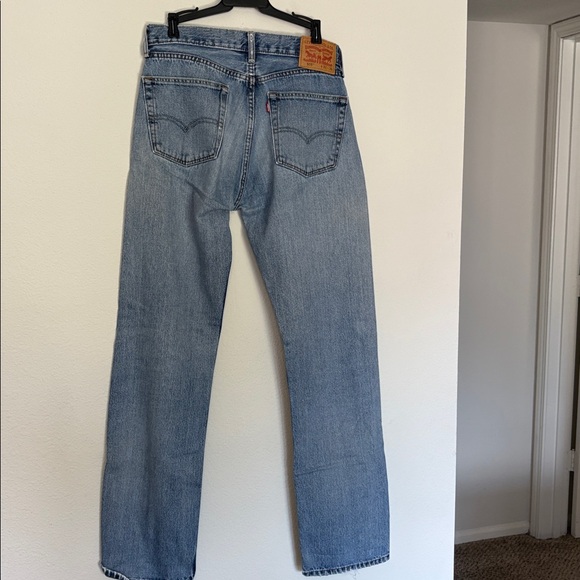 Classic Levi 505 Blue Denim Jeans 32x36 - Picture 6 of 6